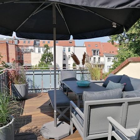 Townhouse Altstadt Wismar Upper Apartment Mit Zwei Terrassen Eksteriør bilde