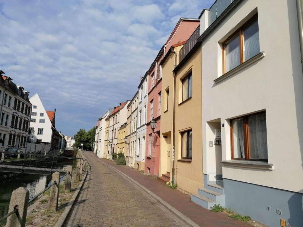 Townhouse Altstadt Wismar Upper Apartment Mit Zwei Terrassen Eksteriør bilde